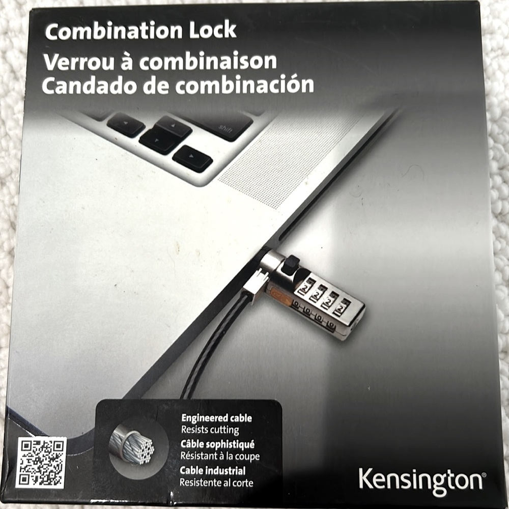 Kensington combination lock brand new never used still in box